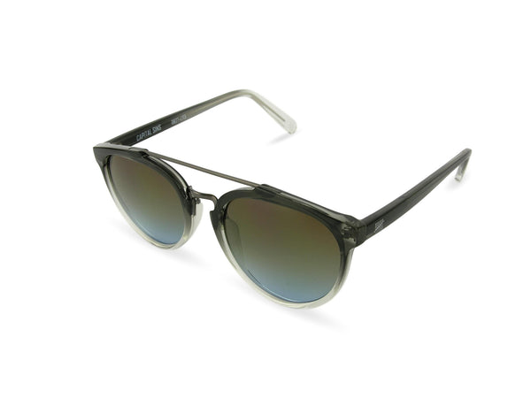 CITY | Black & glass-Blue shaded - Capital Sins Eyewear