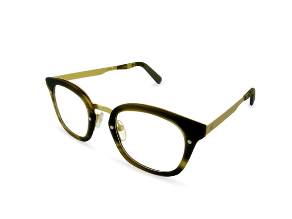 SOHO | Woody havana-Gold metal - Capital Sins Eyewear
